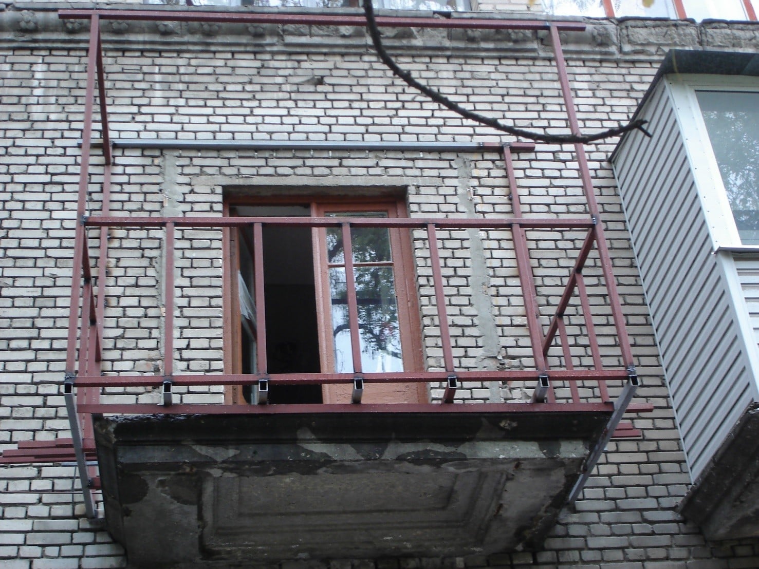 обновленный балкон