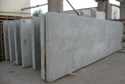 Горизонтальные бетонные панели