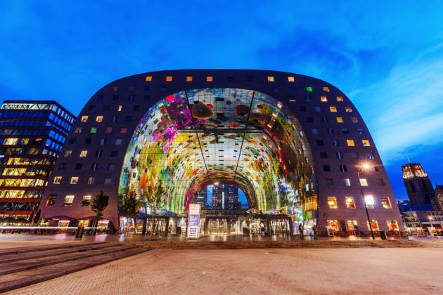 архитектура Европы: Markthal in Rotterdam