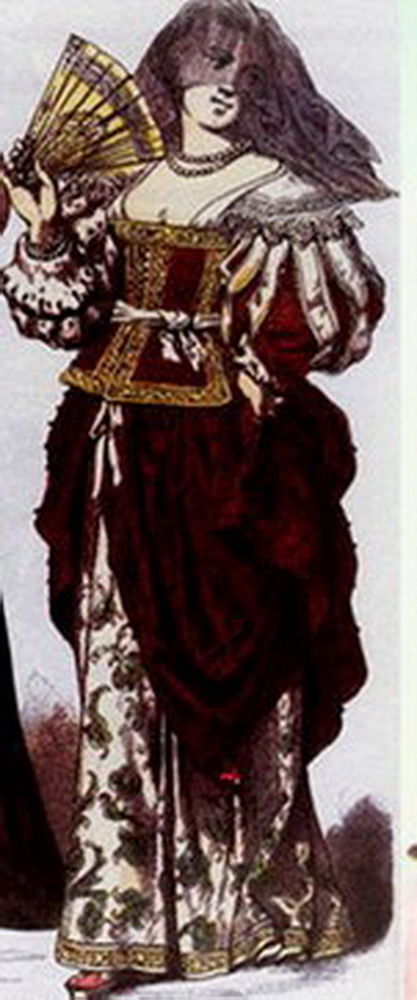 Женский костюм эпохи Барокко, фото № 4