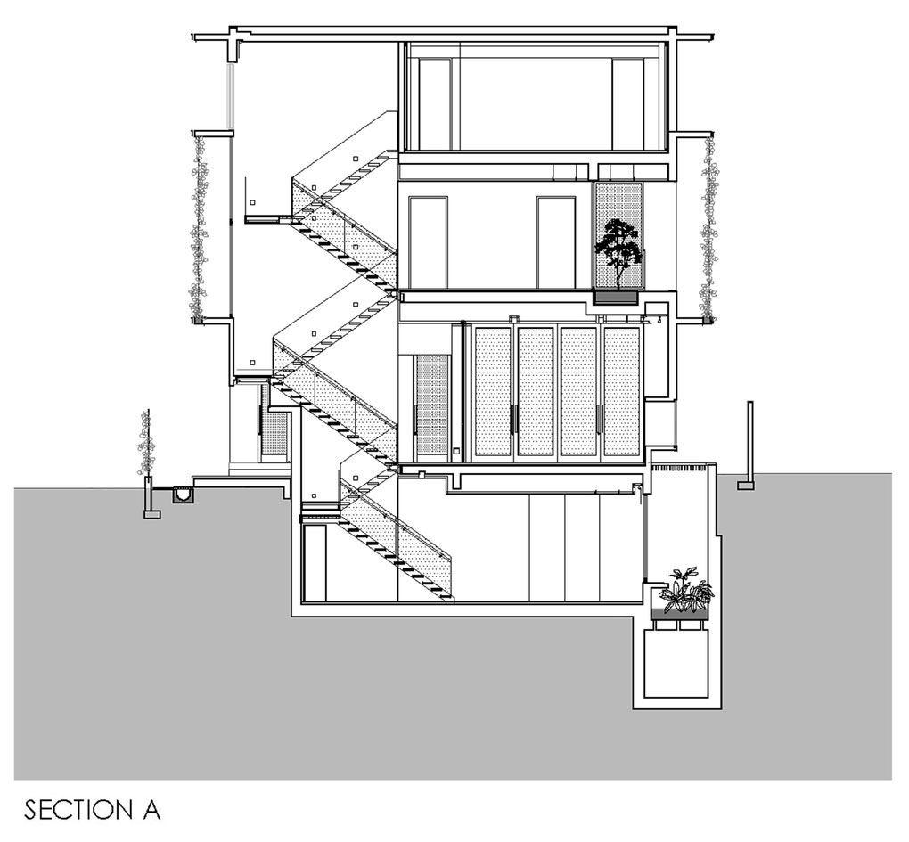 План схема частного дома Chiltern House