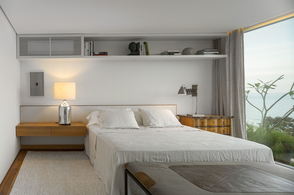 Дизайн интерьера спальни AL House в Рио-де-Жанейро