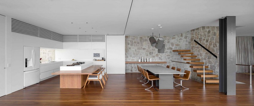 Дизайн интерьера кухни со столовой AL House в Рио-де-Жанейро