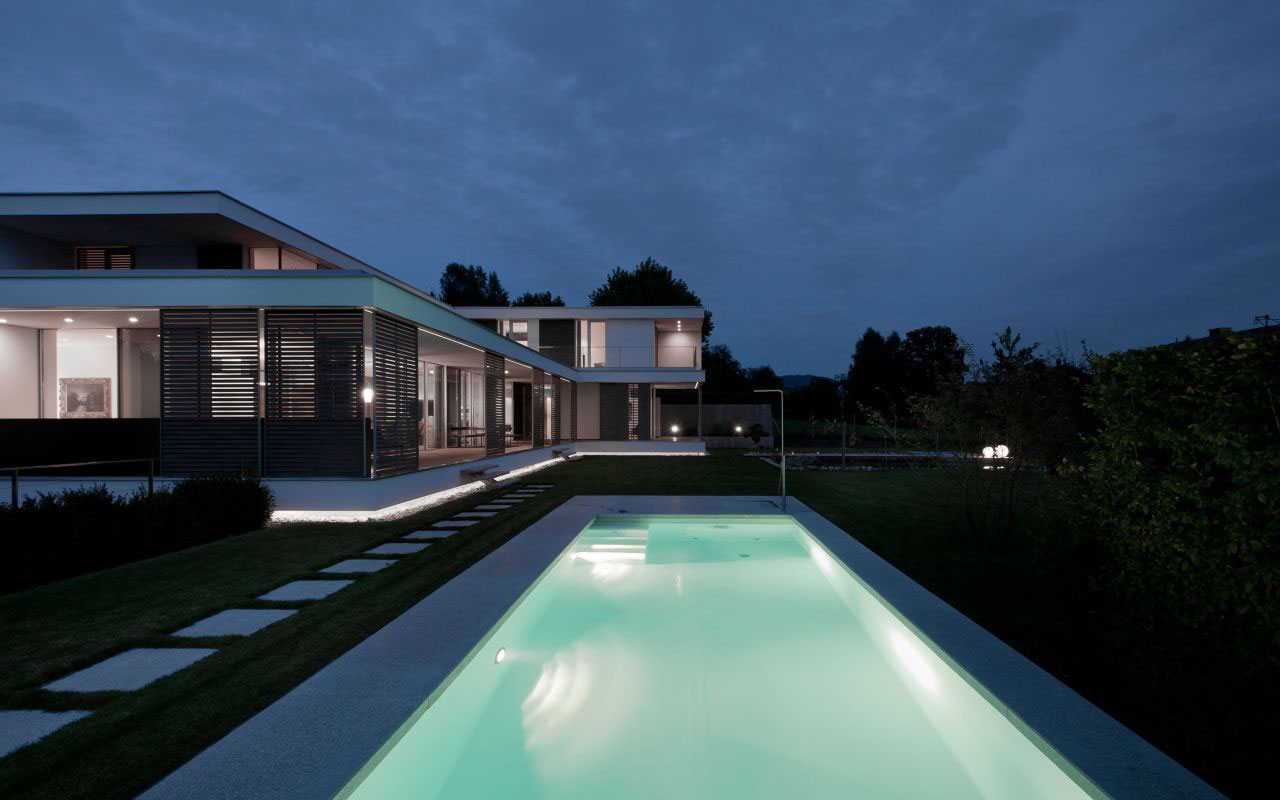 Самые красивые дома с бассейном - Фото 12