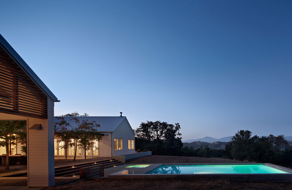 Самые красивые дома с бассейном - Фото 13