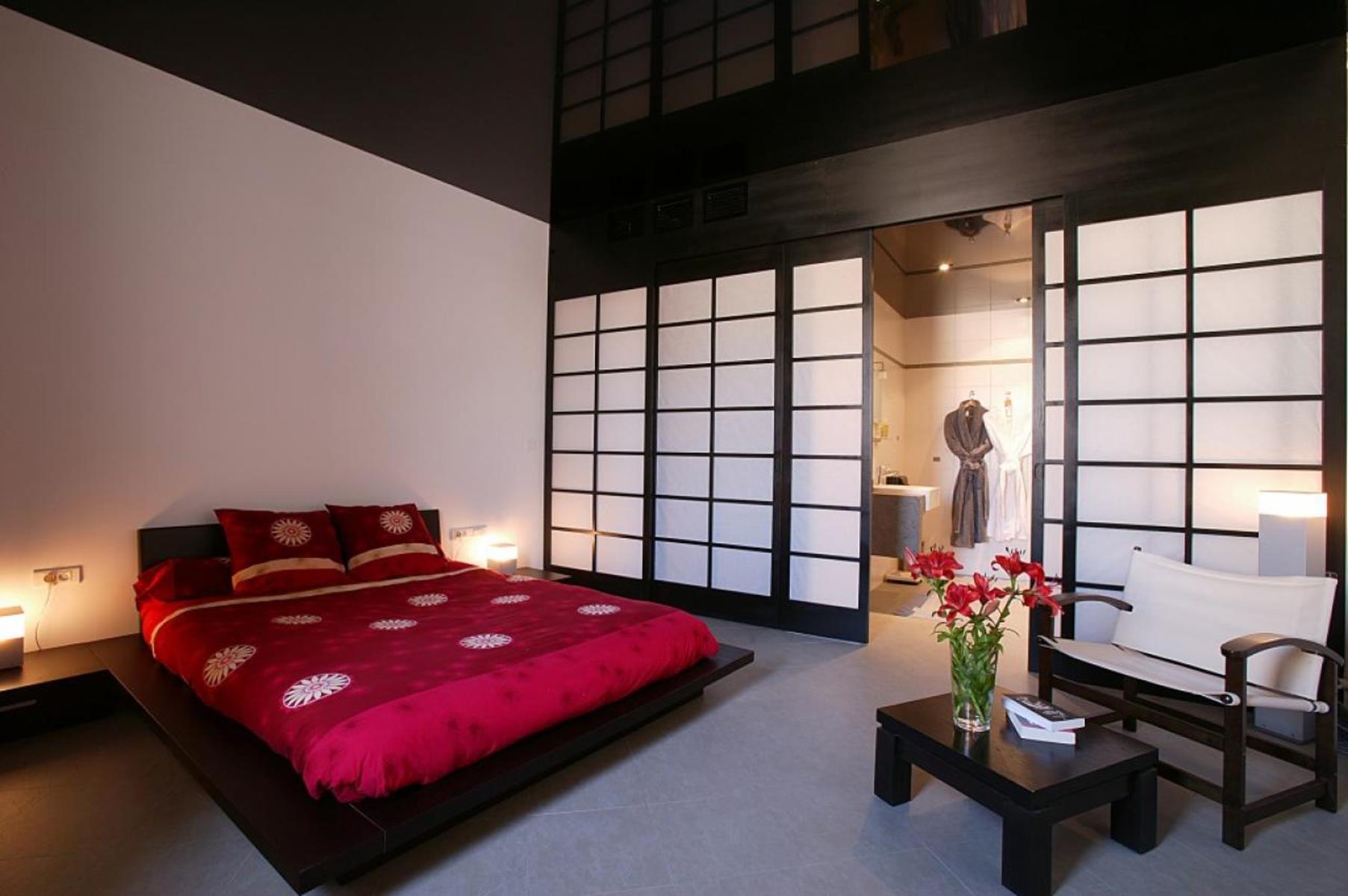 спальня в японском стиле фото варианты