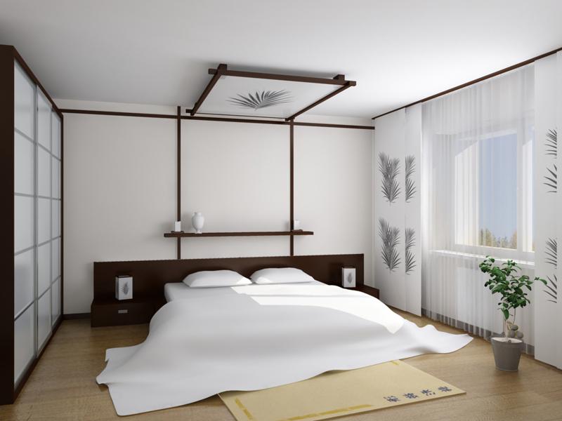 спальня в японском стиле идеи интерьера