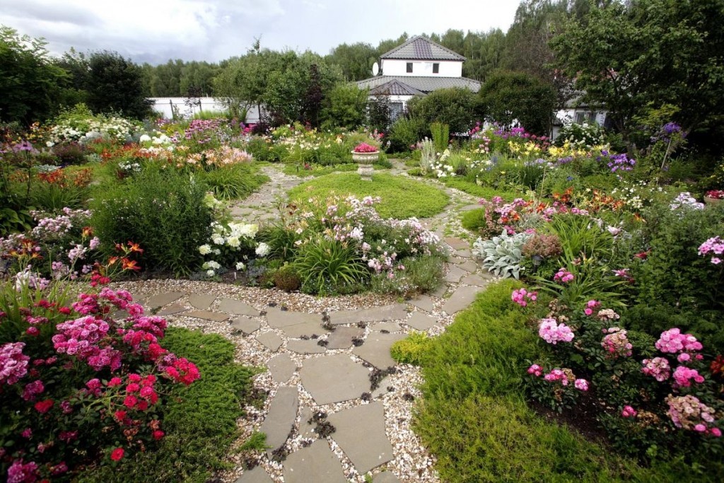 Эскимосский дизайн в ландшафте сада