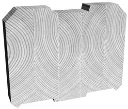Схема сборки ламелей клееного бруса «вразбежку»