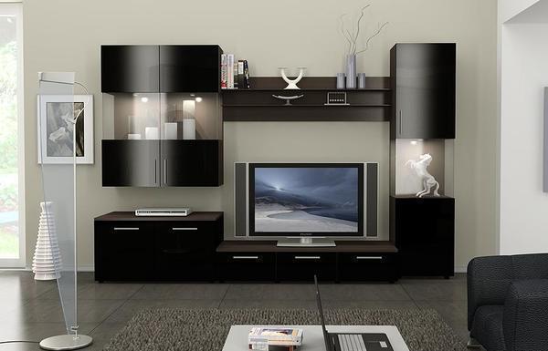 Мебель для зала следует выбирать в одном стиле и цветовой гамме