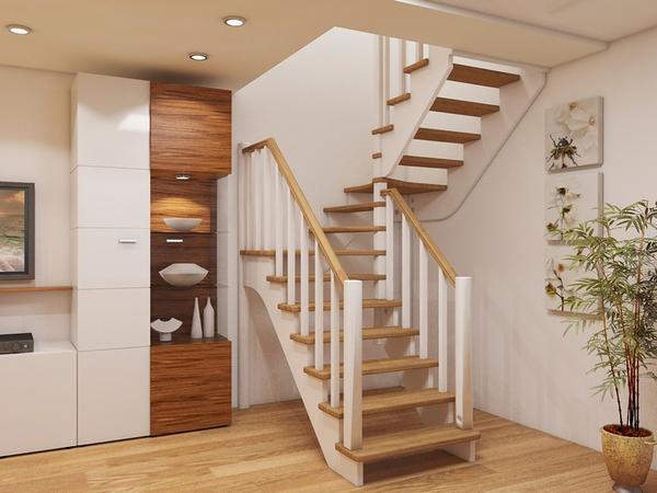 Для удобства пользования двухмаршевая лестница должна соответствовать определенным требованиям по высоте, ширине и размерам площадки