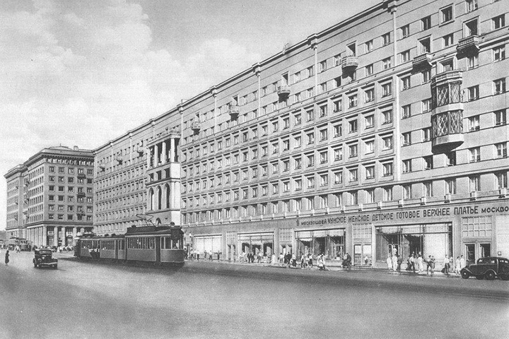 Краснопрудная, 22–24, архитектор — З.М.Розенфельд, 1937 год