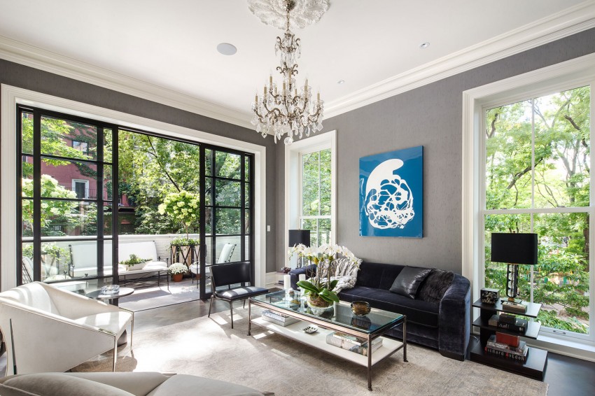 Гостиная особняка 460 West 22nd Street в США