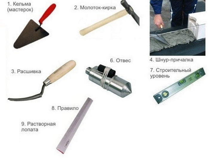 Для того чтобы сделать стену из керамзитобетонных блоков своими руками, потребуются приспособления для кладки кладка керамзитобетонных блоков