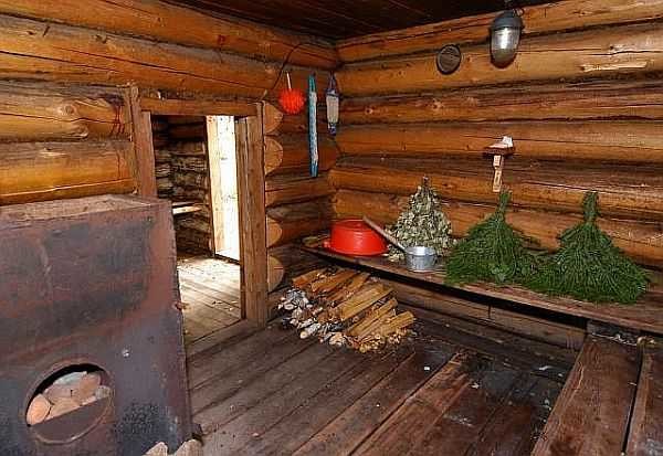 Высота потолка и полков в бане и сауне