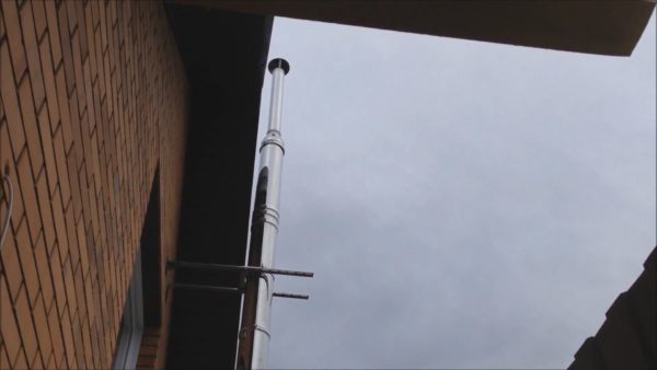 Полностью готовый к эксплуатации дымоход Полностью готовый к эксплуатации дымоход