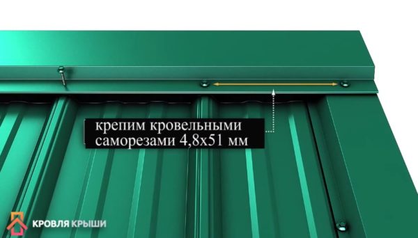 Фиксация саморезами