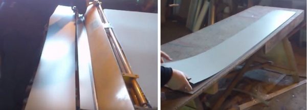 Нарезают заготовки нужного размера