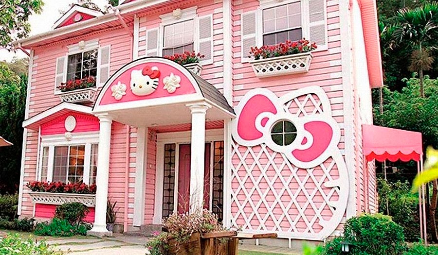 Самые оригинальные дома в мире Дом Hello Kitty, Тайвань