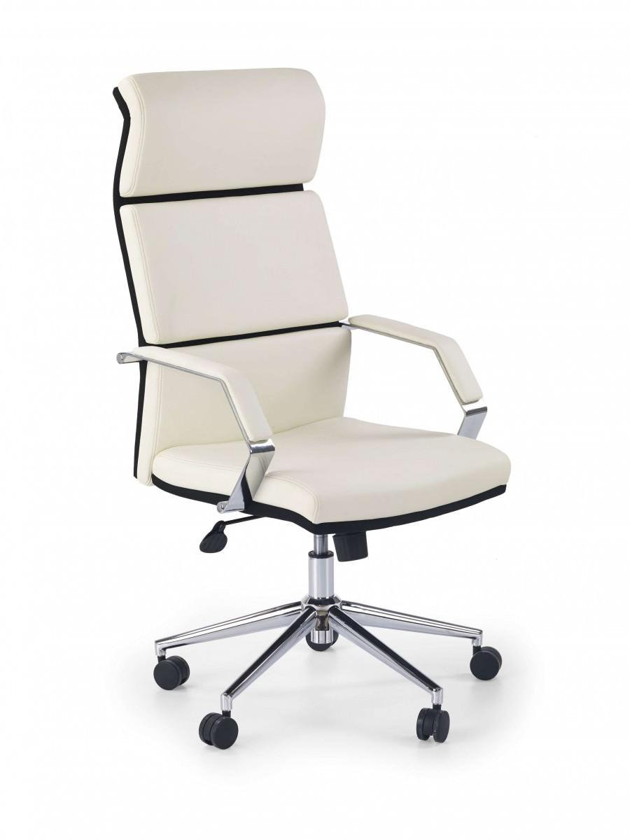 Белое офисное кресло