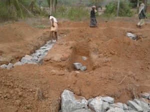 Укладка бутового камня Укладка бутового камня