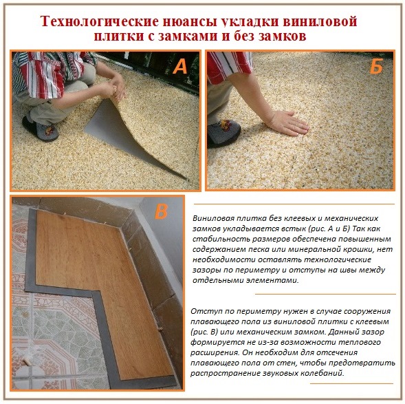 Нюансы технологии и секреты укладки пвх плитки для пола Технология укладки пвх плитки для пола