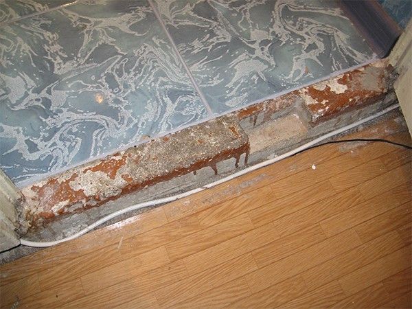 Порог входной двери как сделать порог