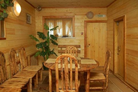Просторный предбанник Просторный предбанник