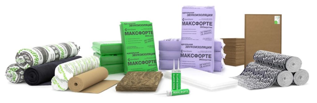 Звукоизоляционные материалы МаксФорте