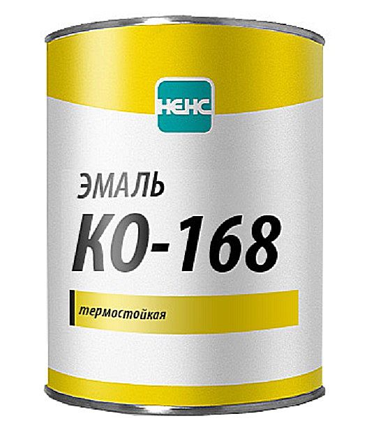 Качества термостойкости у эмали КО-168 - не столь выраженные