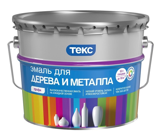 Алкидная полуматовая эмаль «ТЕКС»