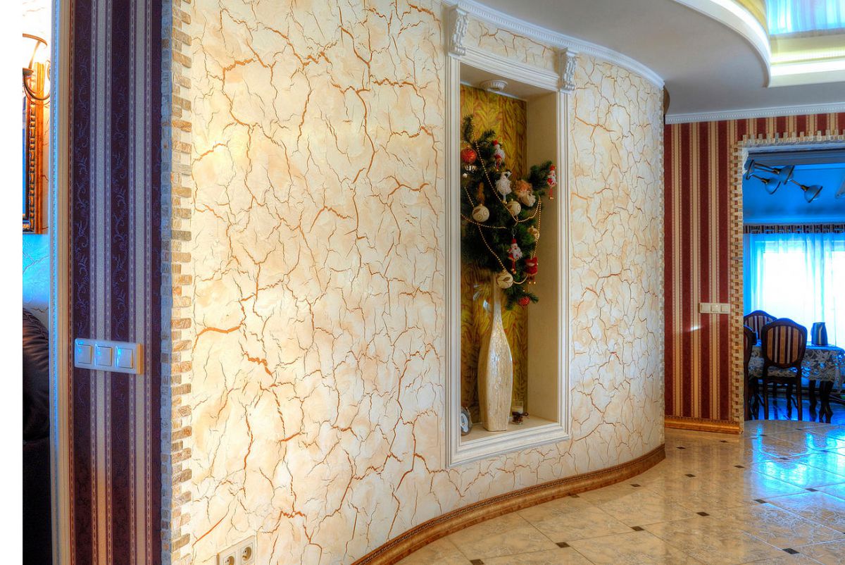 Венецианская штукатурка стен 5262