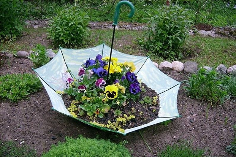 Клумба своими руками - фото