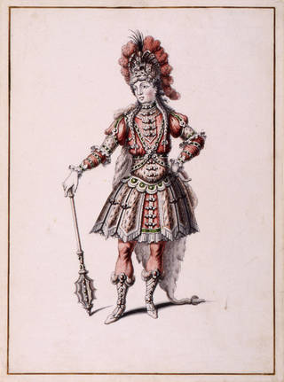 Costume design, Jean Berain the Elder, 1676, France. Museum no. S.1108-1982. © Victoria and Albert Museum, London