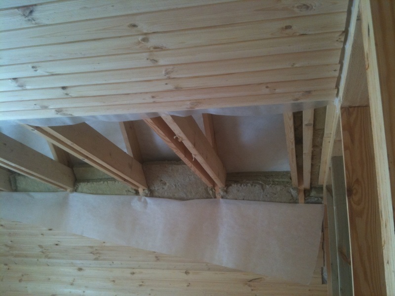 Как построить крышу бани своими руками: подшивка потолка