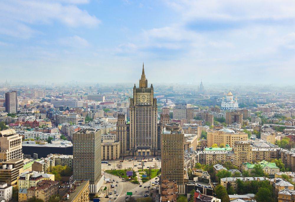 Здание МИД России на Смоленской площади