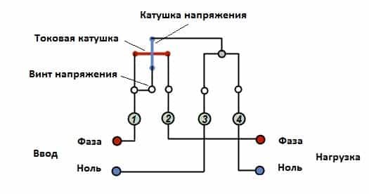 Подключение однофазного электросчетчика Подключение однофазного электросчетчика
