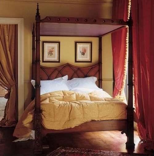 Мебель для спальни в готическом стиле